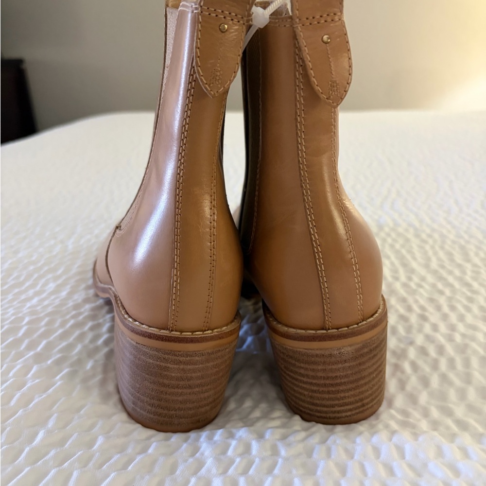 FRANKIE4 Liberty Tan Leather Ankle Boots - Picture 5 of 9